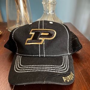 Never warn Purdue hat.
